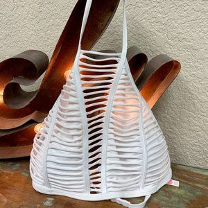 Victoria's Secret High Neck Halter Swim Top